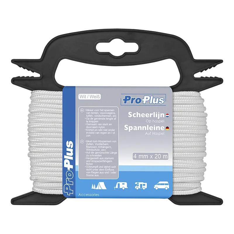 [PAT 01972] ProPlus™ Scheerlijn 4mm x 20m wit op haspel