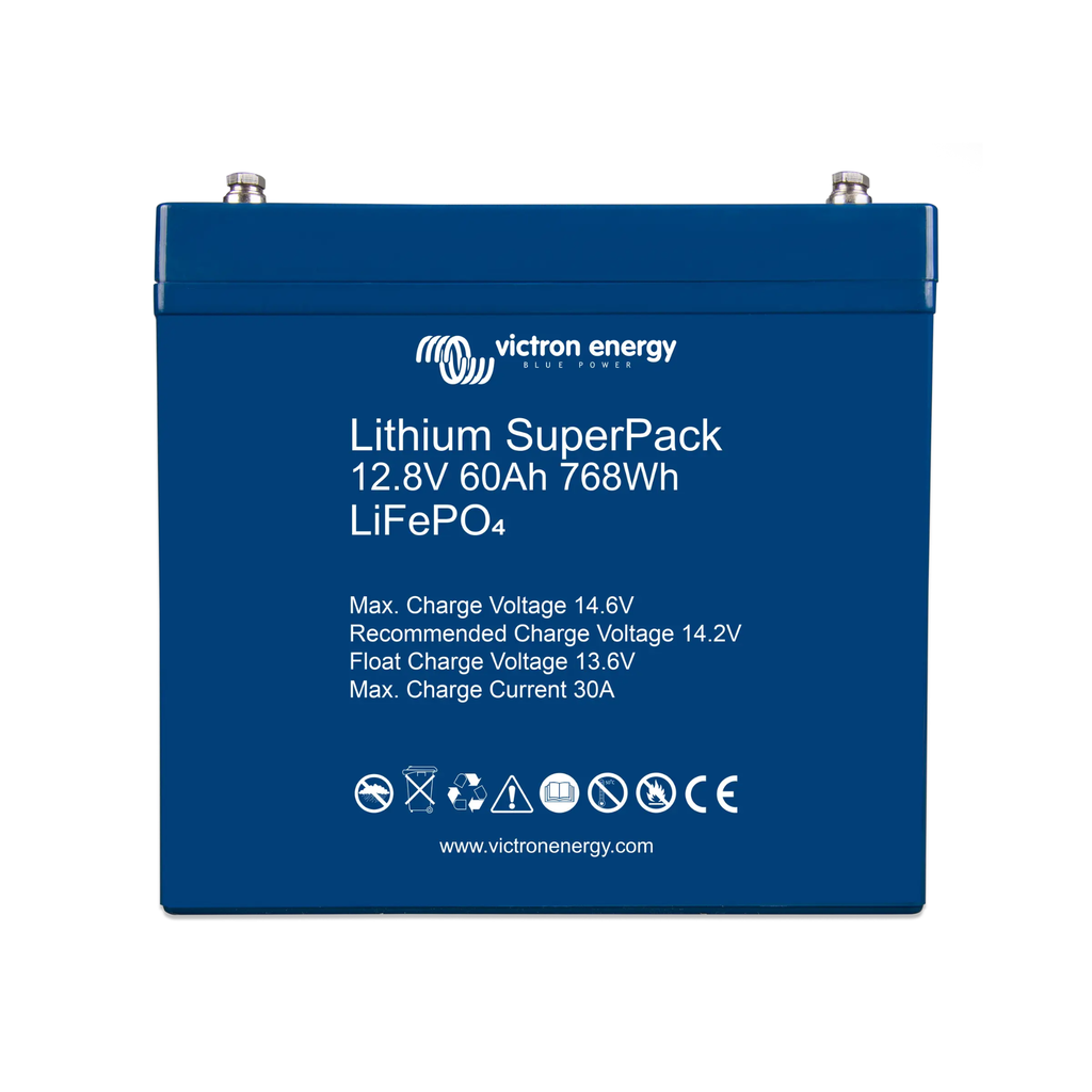 [VIC 00115] Victron Energy™ LFP SuperPack Battery - 12.8V/60Ah - M6
